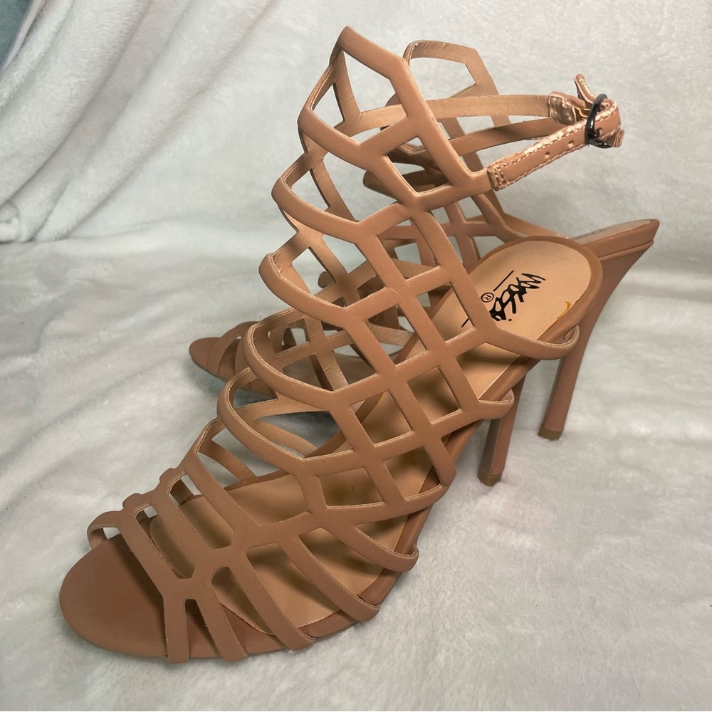 Mossimo Supply Co. Nude Strappy Heels